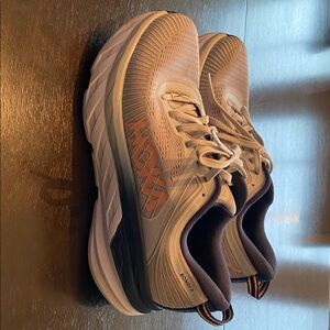 Hoka One One Gray and Navy Athletic Shoes